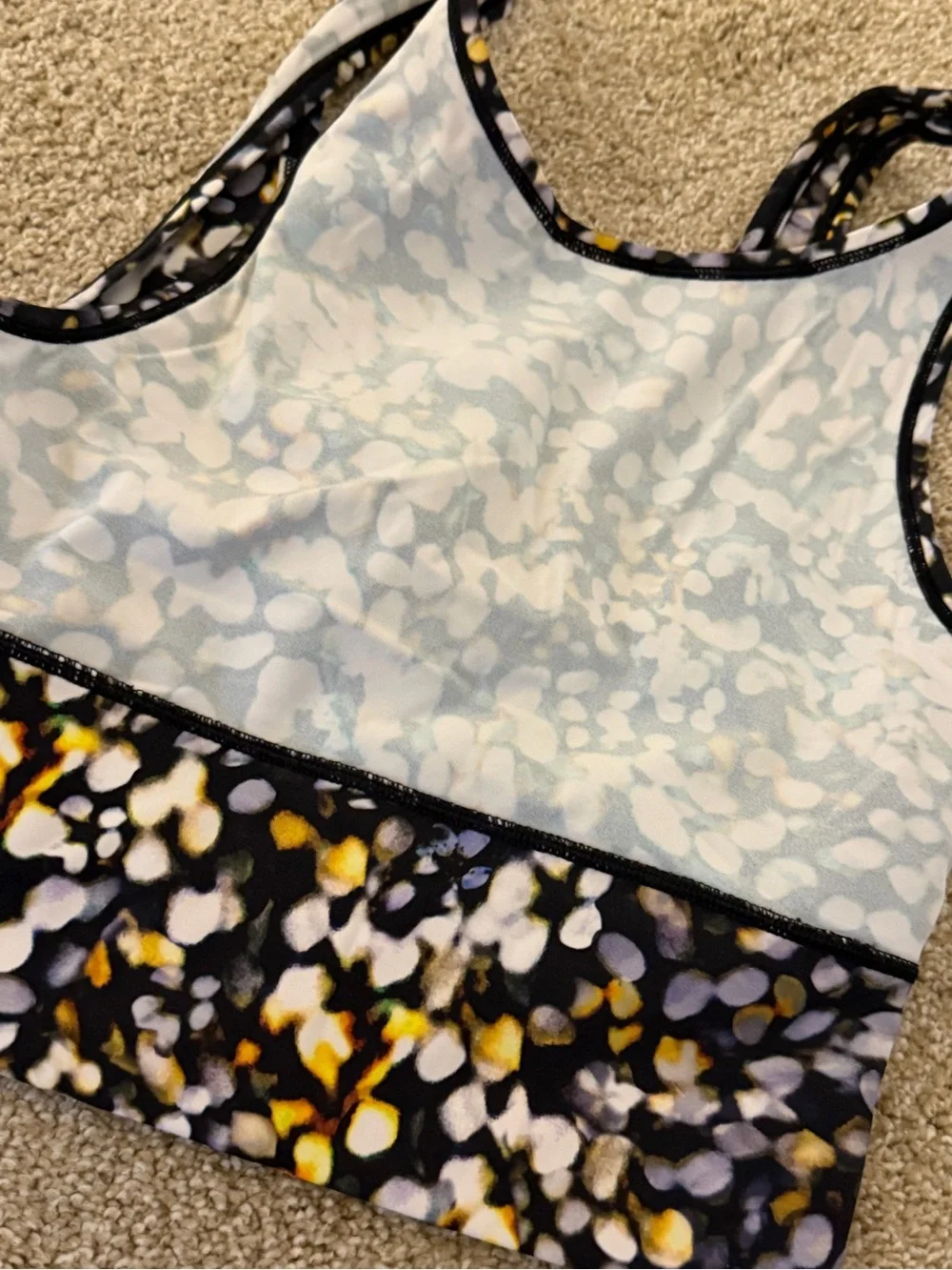 Lululemon Power Pivot Tank Metropolis Glow Multi Sz 4